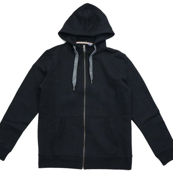American Rag Other - AMERICAN RAG Black Full Zip Fleece Hoodie pocketed jacket